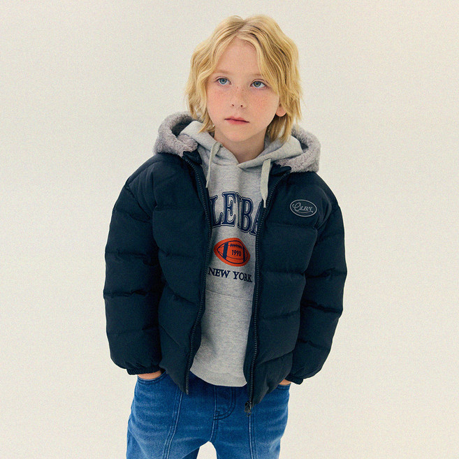 OWLEYBARN 男童熊熊連帽外套