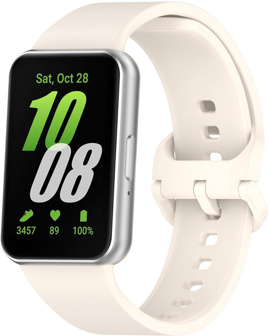 루아러블 갤럭시 핏3 실리콘 스포츠 밴드 스트랩, 스타라이트, 1개