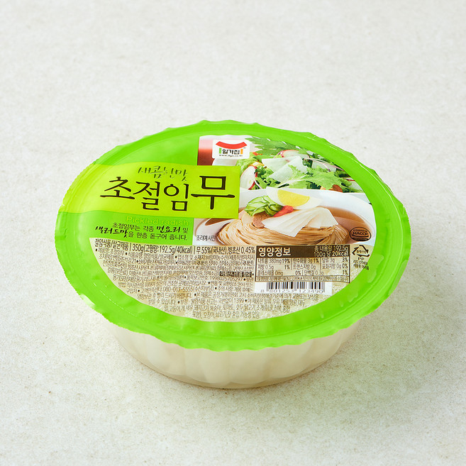 일가집 초절임무, 350g, 1개
