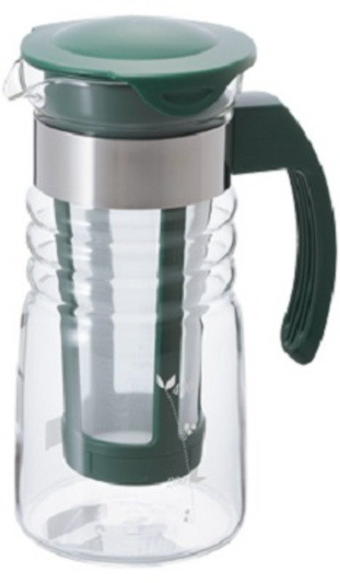 HARIO 好璃奧 迷你冷泡茶壺, 深綠苗, 700ml, 1入, HCC-7DG
