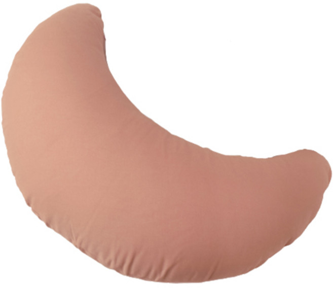 마벨러스홈데코 20수 순면 반달 쿠션, 마카롱핑크