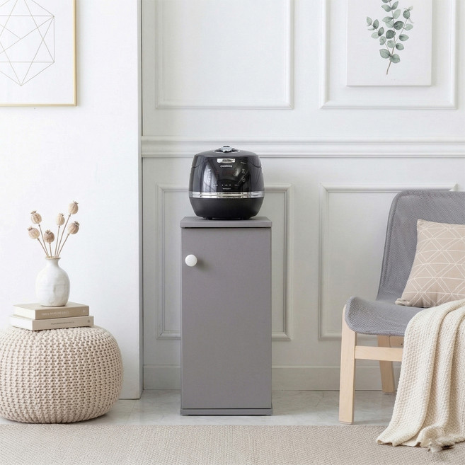 NOA FURNITURE 沃爾飲水機廚房收納櫃, 全灰色
