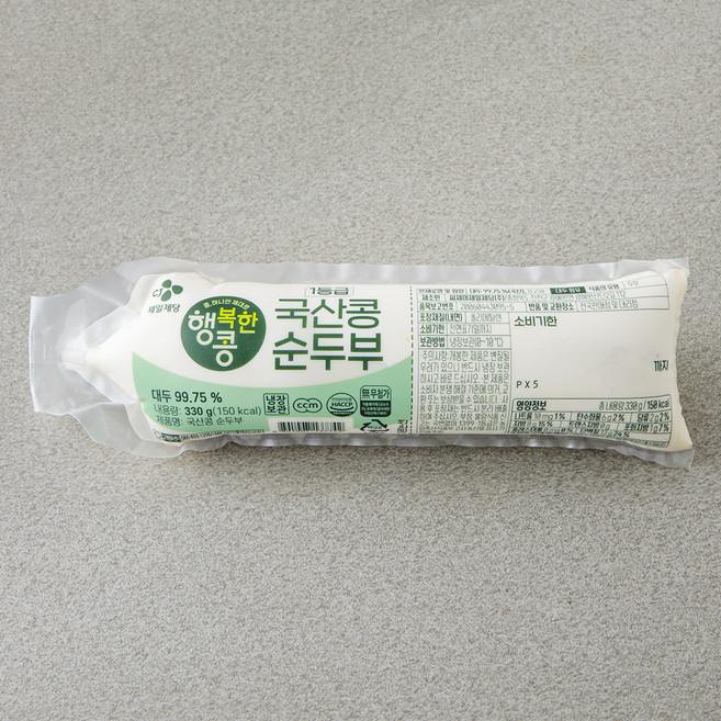 CJ제일제당 국산콩 순두부, 330g, 1개