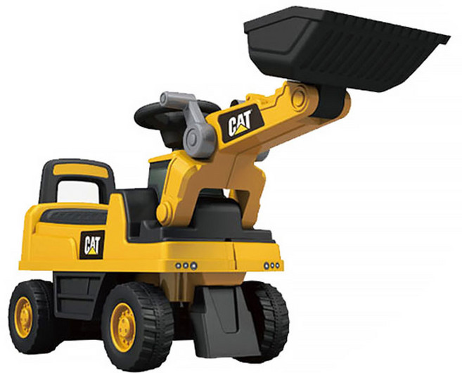 야야 CAT 포크레인 앤 로더 붕붕카, 혼합색상, 1개