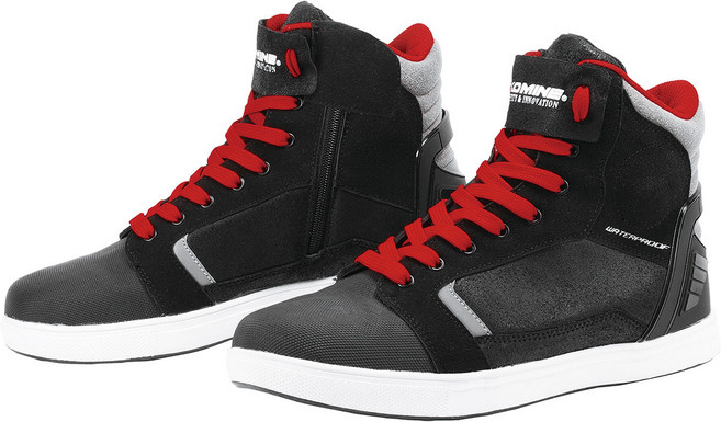 코미네 오토바이 부츠 스니커즈 BK-084, BLACK