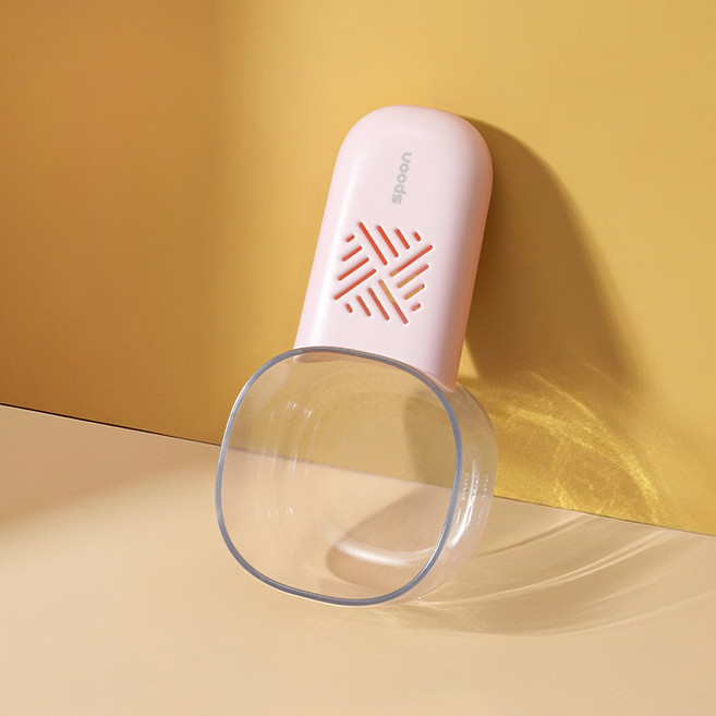 파스텔펫 반려동물 계량스푼 사료스쿱, 핑크, 1개