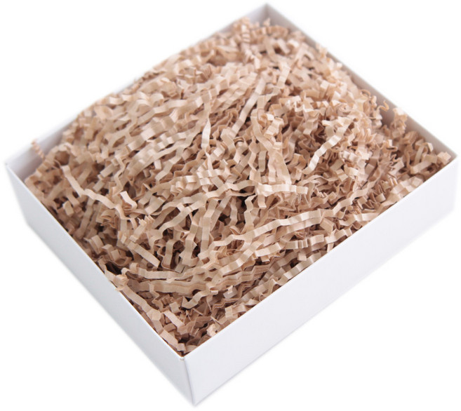 皺褶填充絲, 1個, 淺咖啡色