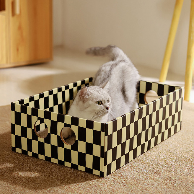 파스텔펫 고양이 와이드 박스 스크래쳐, B타입, 1개