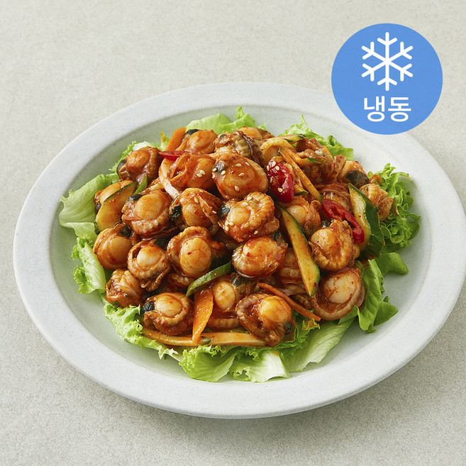 살맛나요 자숙 가리비 + 무침소스 세트 500g (냉동), 1세트