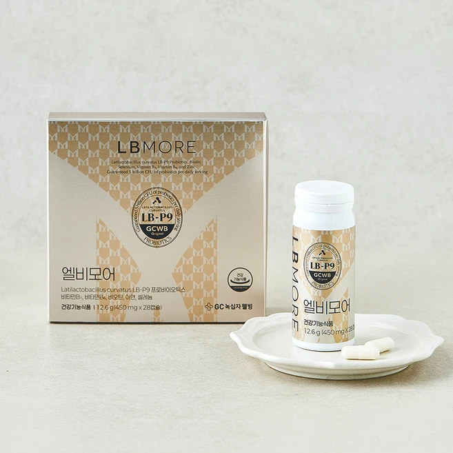 GC녹십자웰빙 엘비모어 모발 유산균 12.6g, 28정, 1개 - 쿠팡