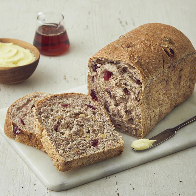 브로드카세 발효종 크렌베리 호두통밀 식빵, 500g, 1개입, 1개