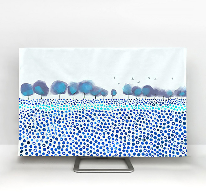 마켓에이 하이퀄리티 스타일 TV 더스트 커버, TYPE17