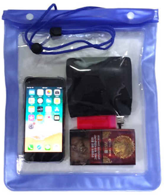 특대형 다용도 태블릿 방수팩, 블루, 1개