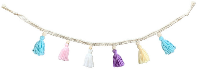 워니스 보헤미안 태슬 가랜드, 코튼캔디