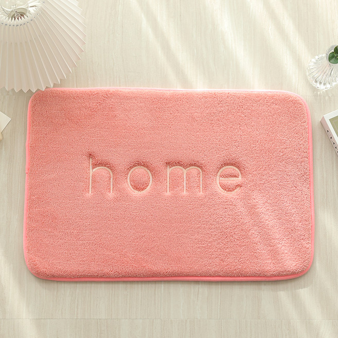 둘로스코리아 홈앤리빙 메모리폼 발매트, 핑크