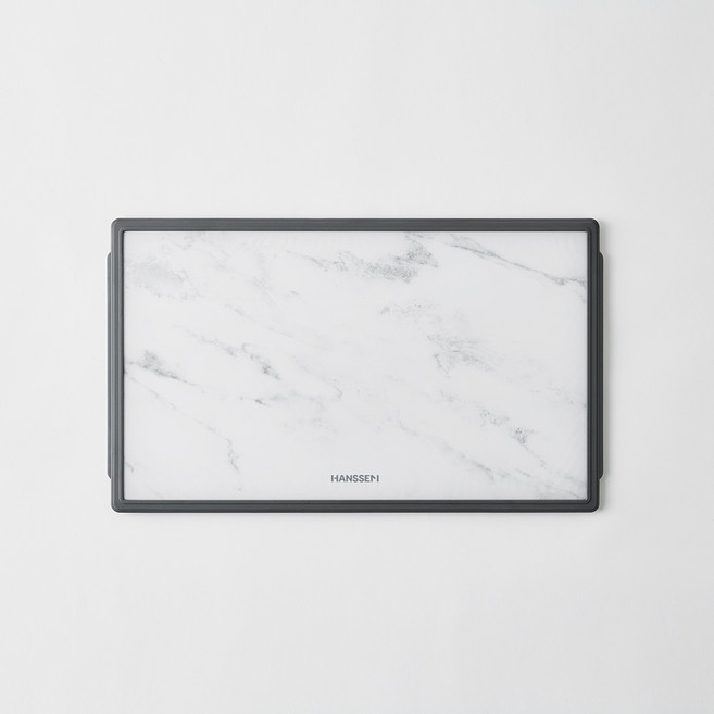 HANSSEM 每日用Every雙面砧板, 白色 + 灰色, 1個