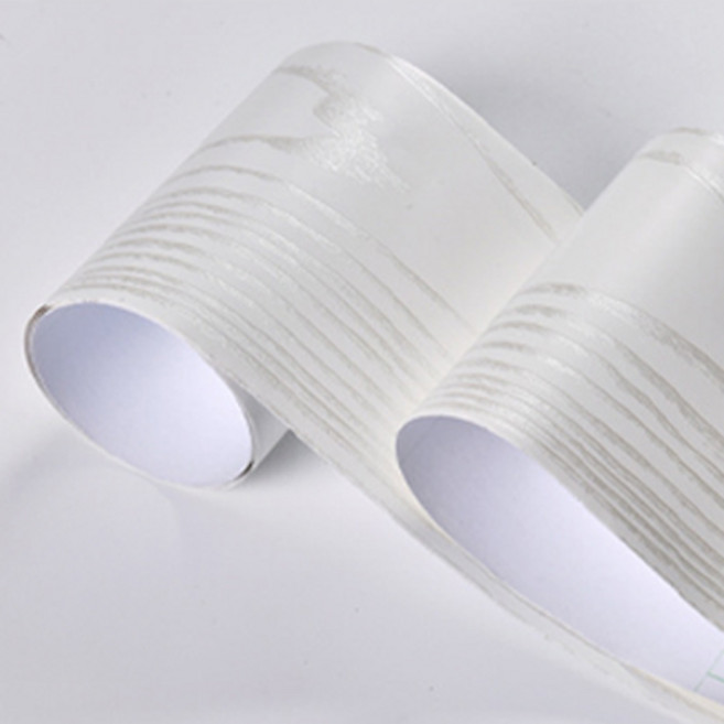 아리코 두꺼운 바닥 몰딩 보수 시트지, 우드 실버화이트