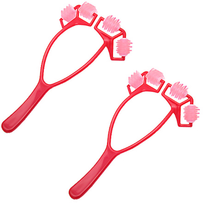 더플로우 볼륨업 바스트 롤러 가슴 마사지 롤러, 혼합색상, 2개