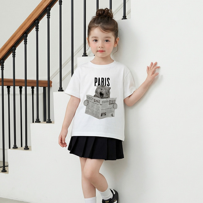 신문 구독 반팔 티셔츠