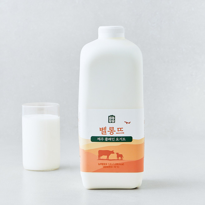 삼양제주우유 벨롱뜨 제주 플레인 요거트, 1개, 1.8L