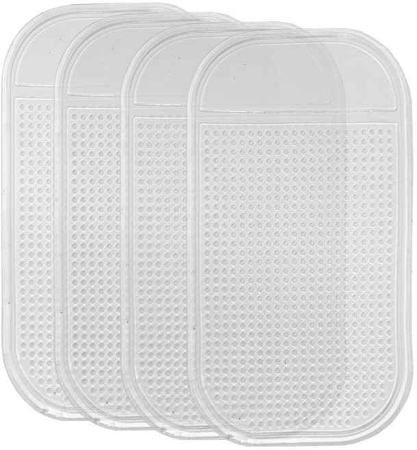 쎈나인 멀티 논슬립 접착식 패드 핸드폰 거치, 4개, 투명