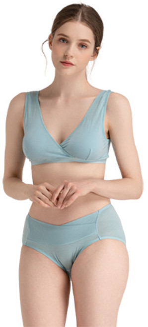 뉴니끄 텐셀랩 수유브라 + 임산부팬티 세트