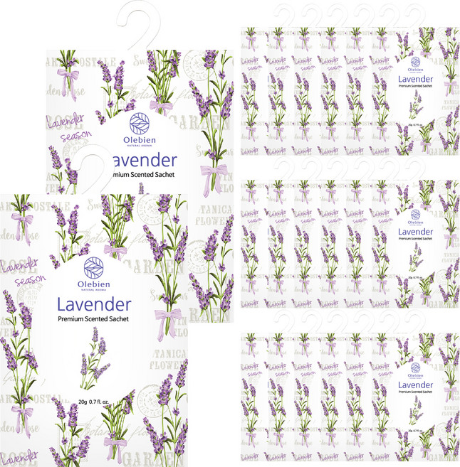 올레비엔 센티드 사쉐 본품, 20g, 20개, 라벤더