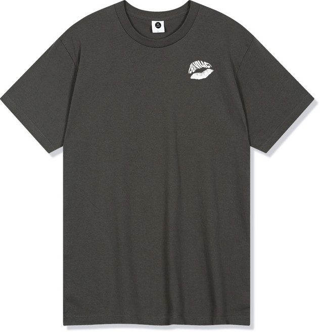 빌락트 남녀공용 통기성 VL립 키스 18수 반팔 티셔츠