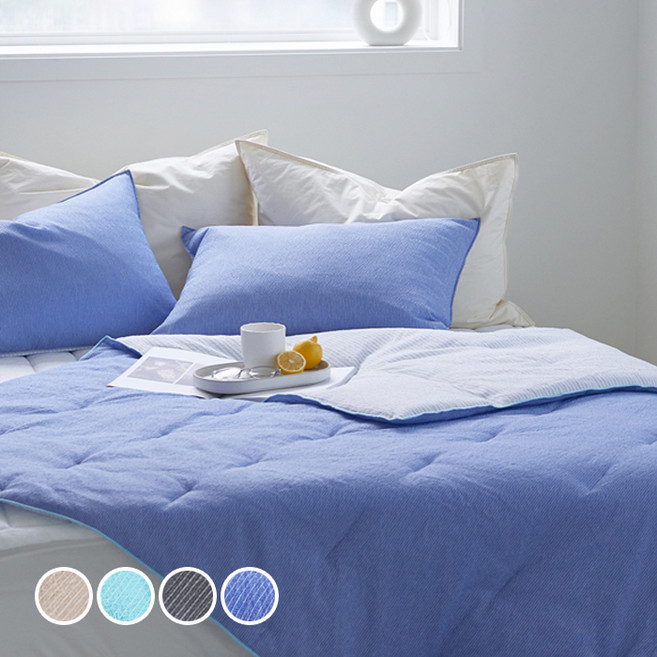 플란뉴 폴라리스 더 시원한 2세대 스노우리플 시어서커 양면 이불세트