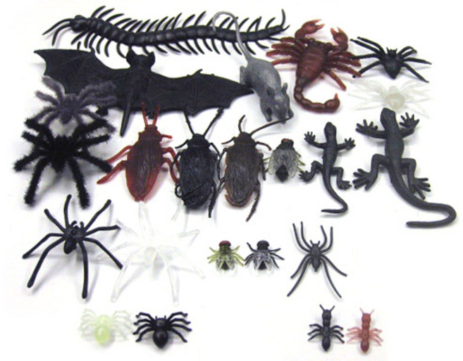 이모쿠비 벌레 모형 종합 세트 150p, 혼합색상, 1세트