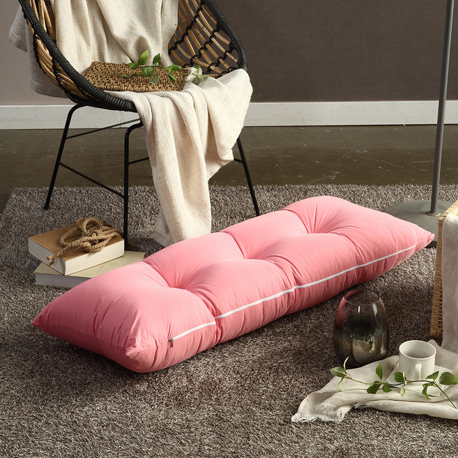 아임리빙 하이엔드 단추 헤드쿠션, 인디핑크