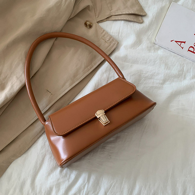 PEONIST 法式小扣環皮革時尚托特包