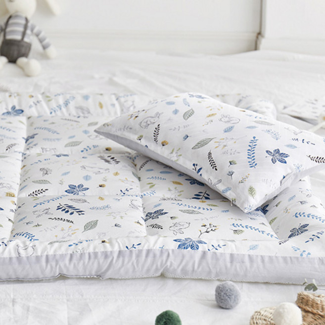 쉬즈홈 국내제조 인견 유아 토퍼, 애니블루, 1개