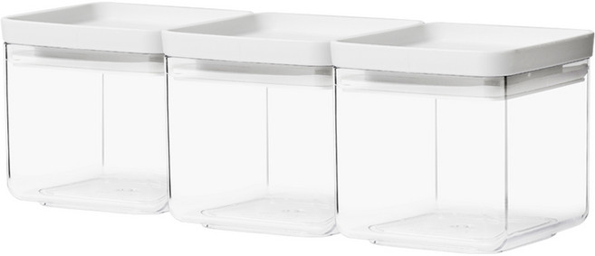 플라코 정사각 보관용기 소 700ml, 1개입, 3개