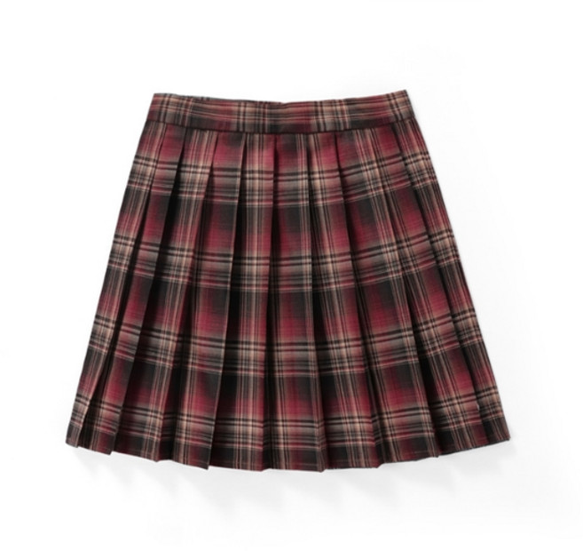 알로데 프레피 체크 스타일 스커트