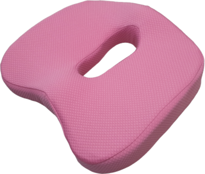 더나은 3D 메모리폼 도넛 방석, 핑크, 1개