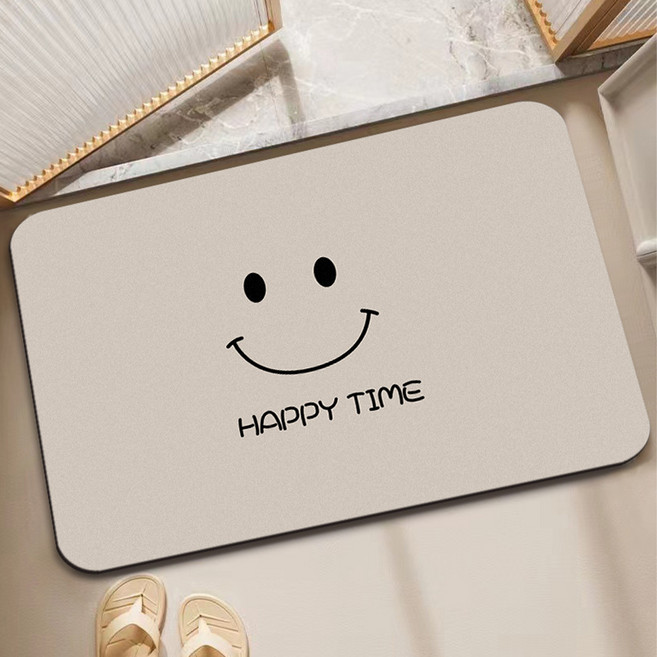 스마일 빨아쓰는 규조토 발매트, 아이보리