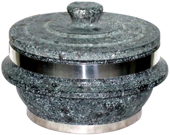 永信石角閃石鍋 (1~2人份) YS-0216A, 16cm, 灰色, 1組