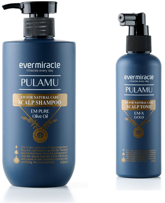 에버미라클 스칼프 탈모증상완화 샴푸 + 토닉 세트, 1세트