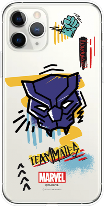 마블 스케치 클리어 휴대폰 케이스