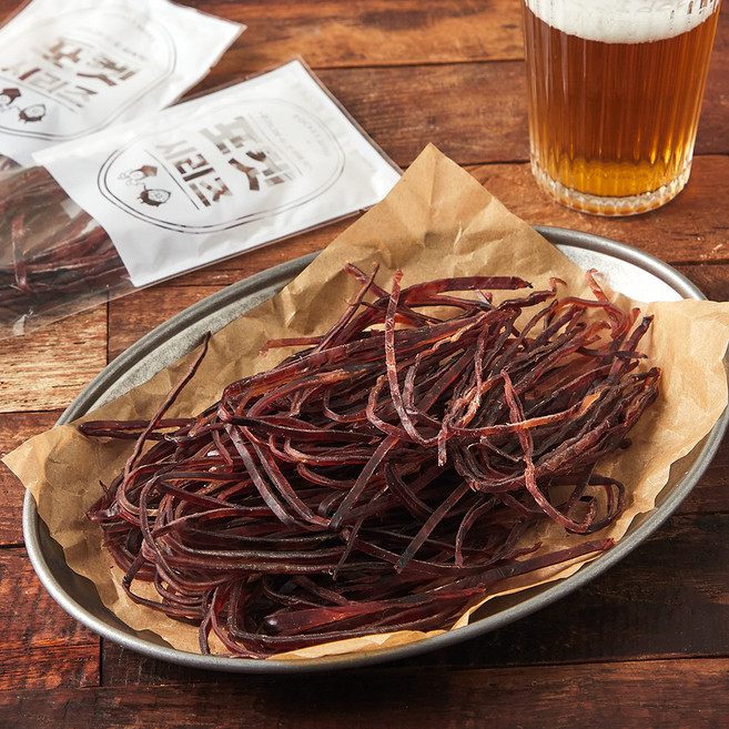 한봉씩 개별포장된 쫄쫄이 꽃징어 10입, 1개, 100g