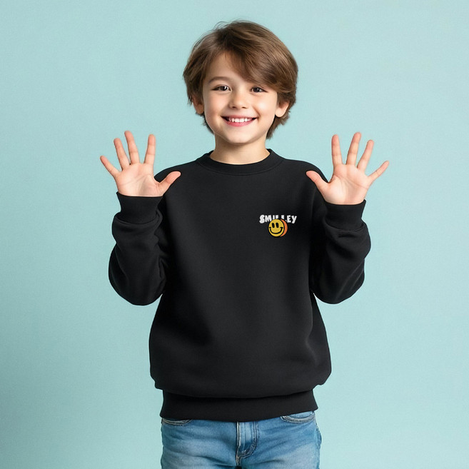 뉴욕꼬맹이 아동용 오버핏 맨투맨 WZ038