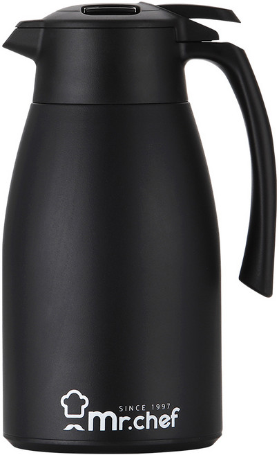 미스터셰프 고성능 진공보냉병 MR-CA1500, 1.5L, 모던블랙, 1개