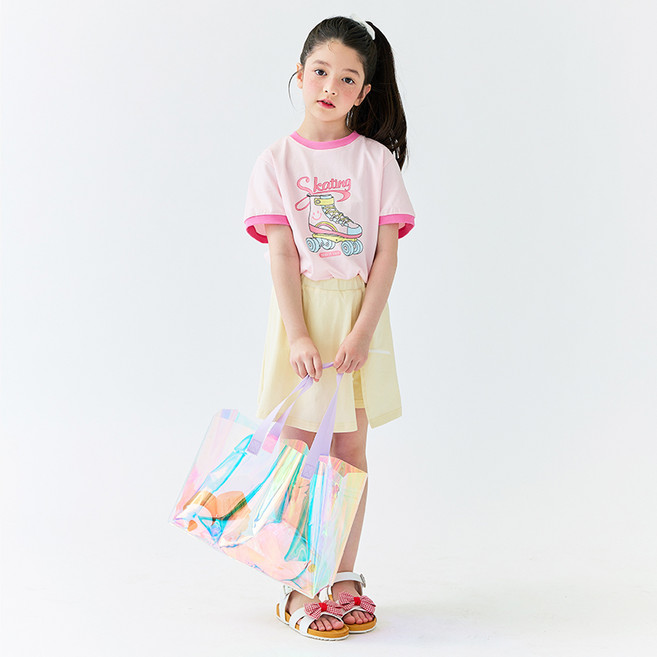 Bebezoo 女童款夏日滑冰T恤