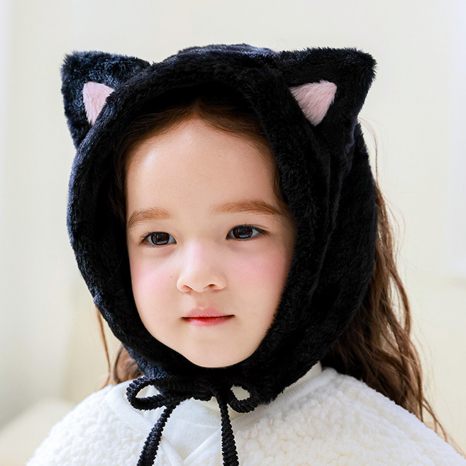 bayb 베이비 아동용 몽그리 털 귀도리