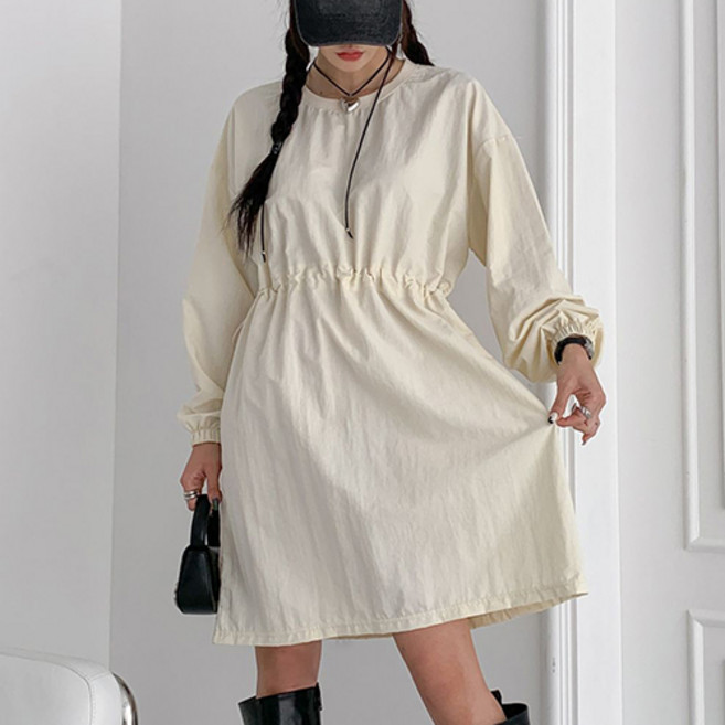 라라온 스트링 아노락 원피스 TSP094