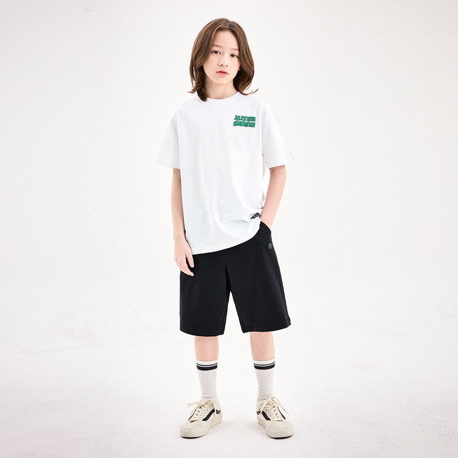 젤리스튜디오 아동용 캐주얼발포타이포 루즈핏 티셔츠