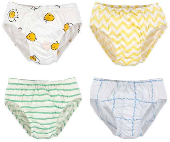 메이키즈 남아용 스마일 삼각팬티 4종 세트