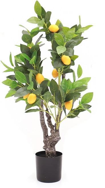 아침향기 레몬트리 나무 조화 80cm, 혼합색상, 1개