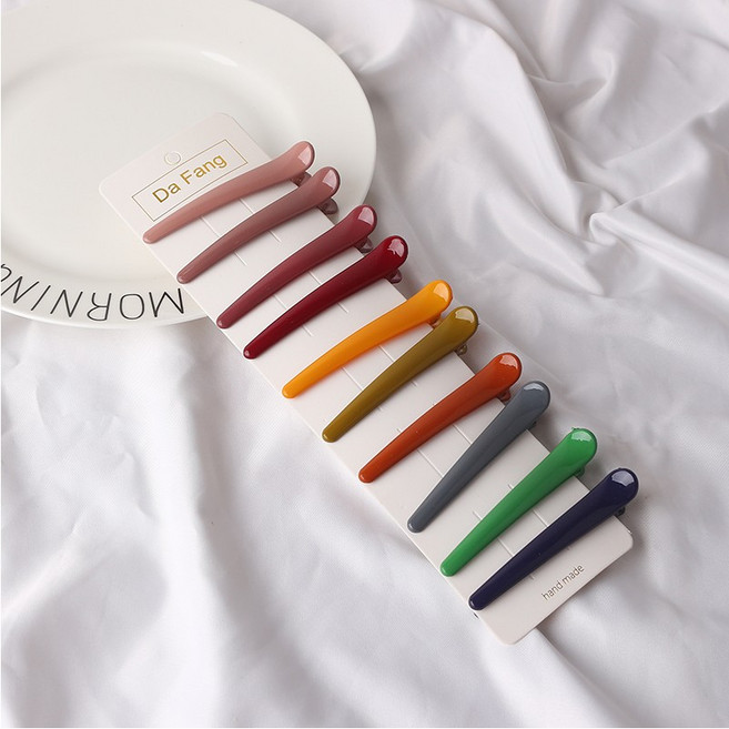 수스다 컬러포인트 헤어 머리핀 10종 세트 8cm